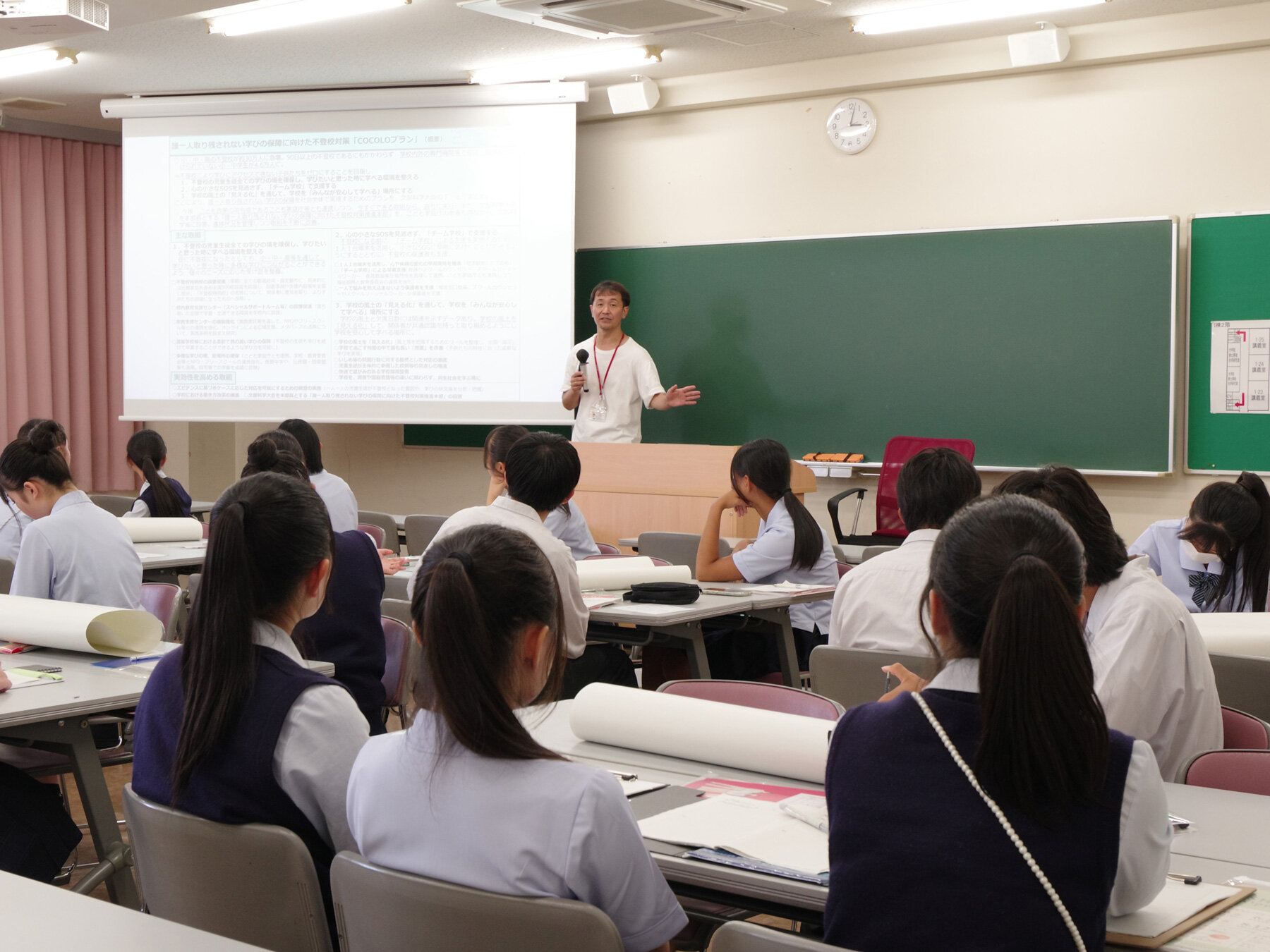 富山県立八尾高等学校の生徒さんが来校されました！