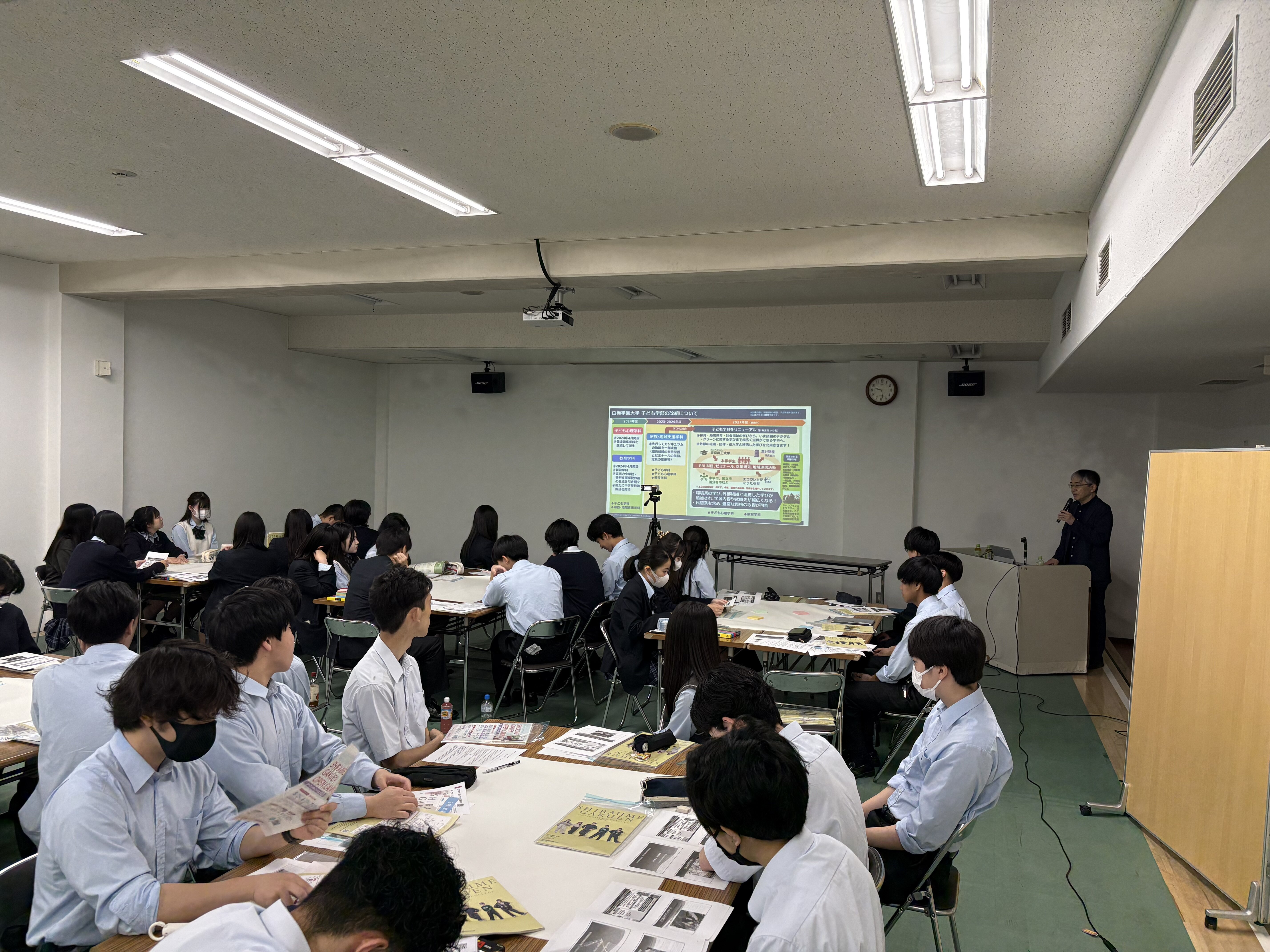 横浜学園高等学校（横浜市）と高大連携事業を実施しました