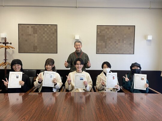 第25回コンピューターアートコンテスト 受賞者のみなさんと